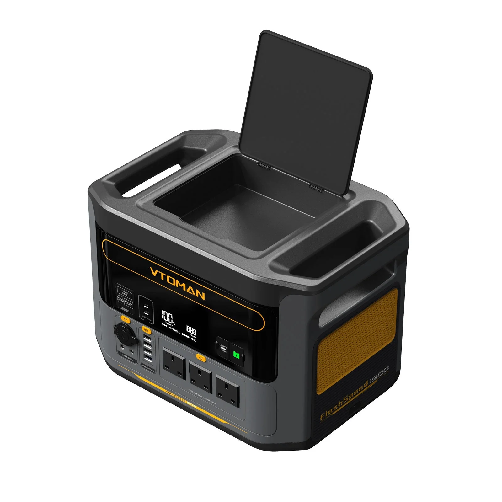 VTOMAN FlashSpeed 1500W/1548Wh 200W Pro Solar Generator - Image 5
