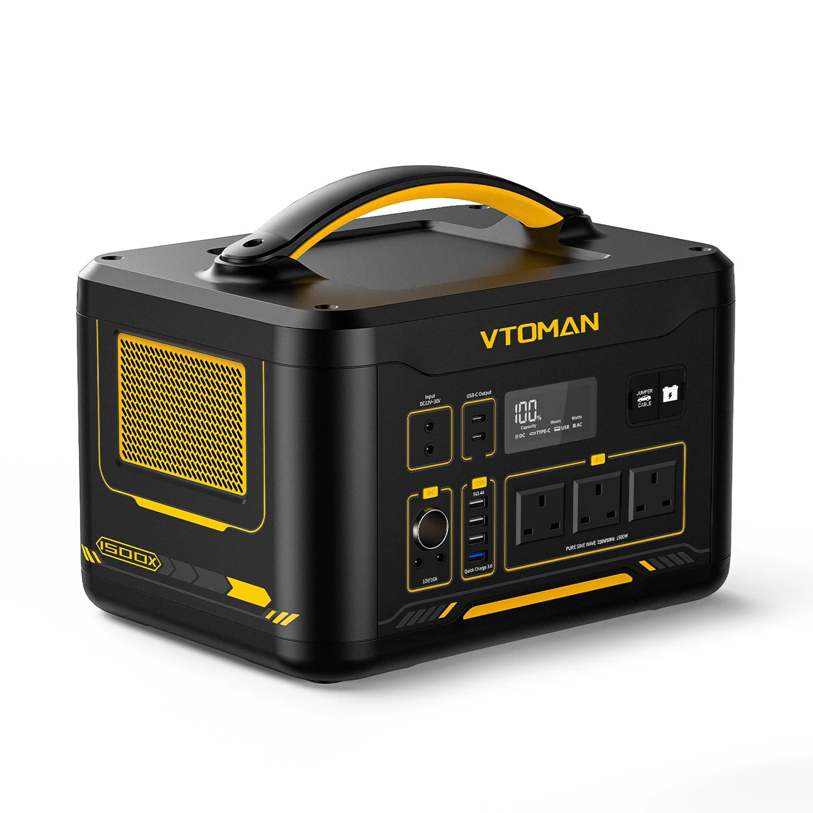 VTOMAN Jump 1500X Portable Power Station - Image 3