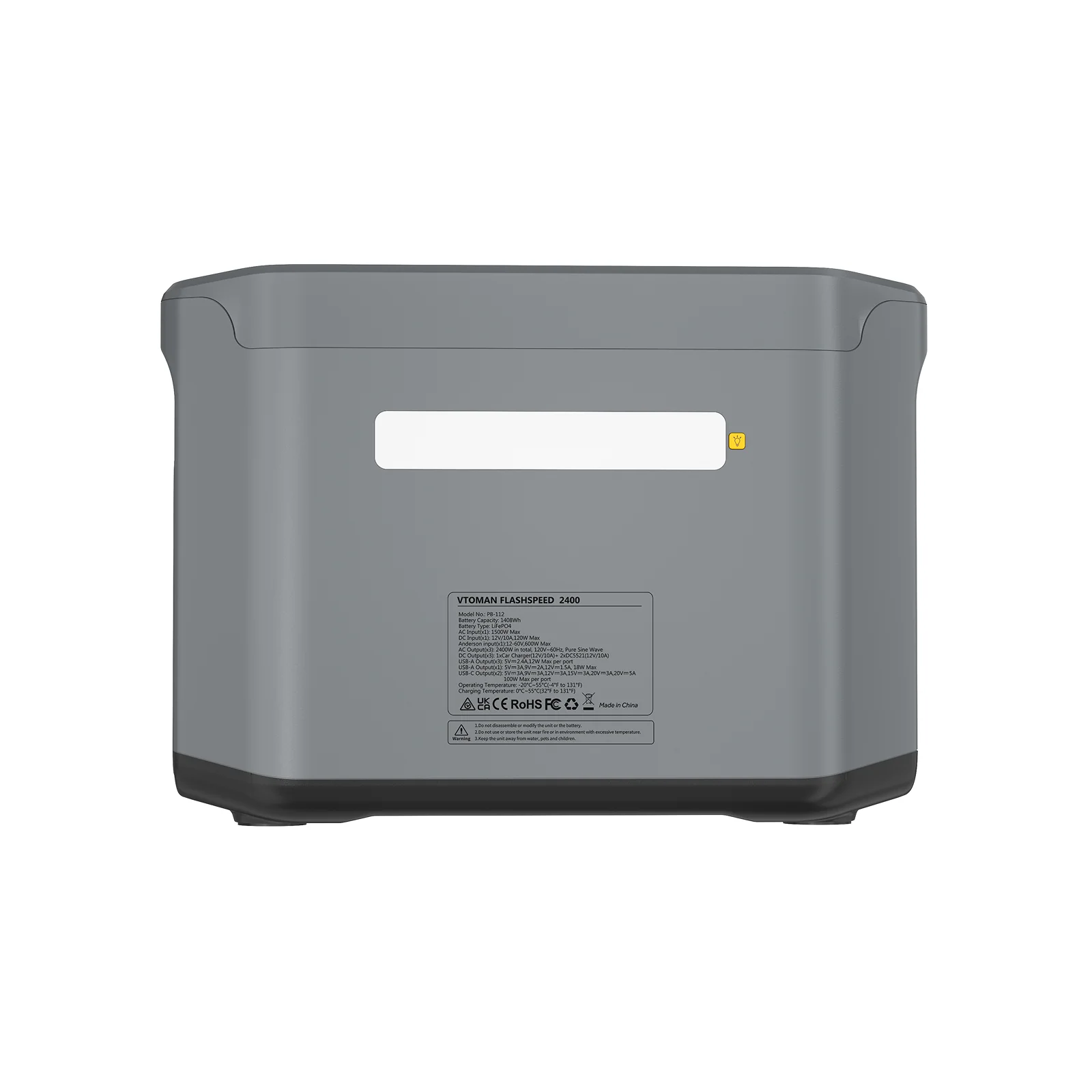 VTOMAN FlashSpeed 2400 V-BEYOND™ Portable Power Station with Jumper Cable - Image 8