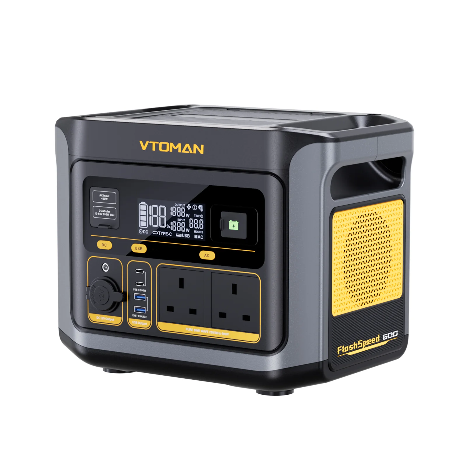VTOMAN FlashSpeed 600 +110W Solar Panel - Image 4