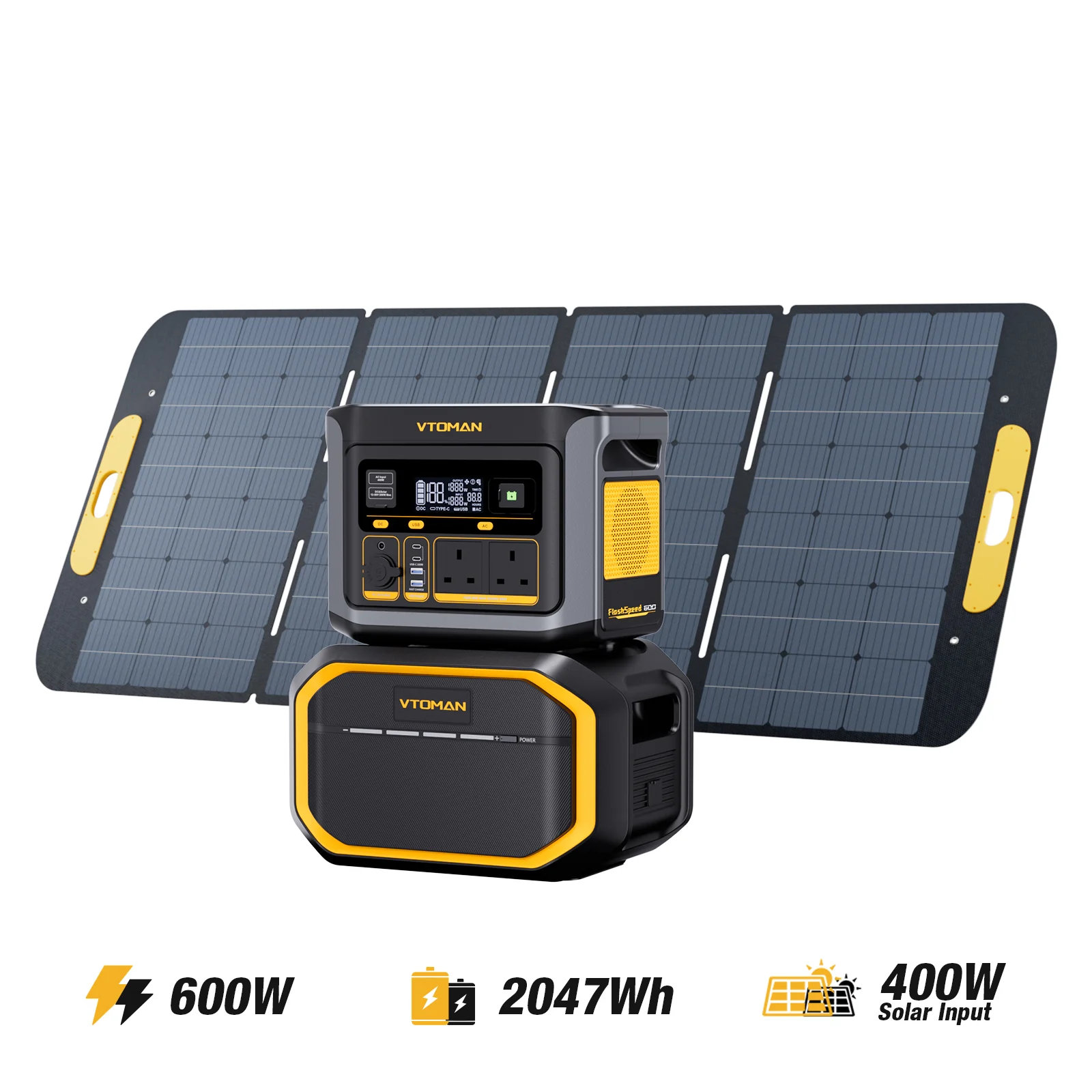 VTOMAN FlashSpeed 600 Portable Power Station - Image 10