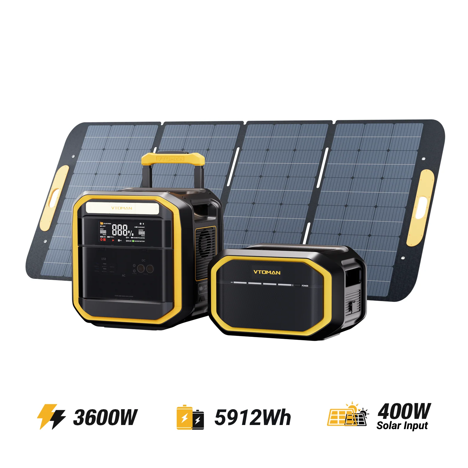 VTOMAN FlashSpeed Pro 3600 V-BEYOND™ Portable Power Station - Image 11