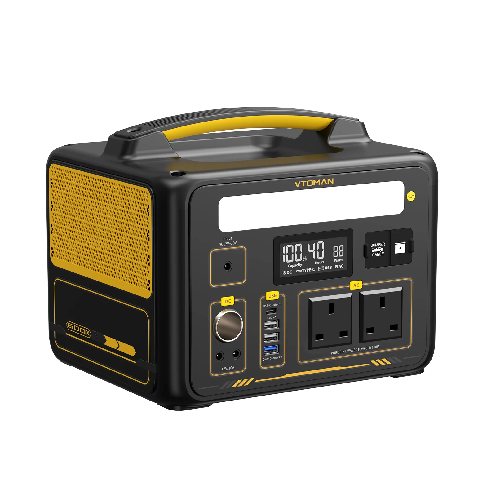 VTOMAN Jump 600X Portable Power Station - Image 4