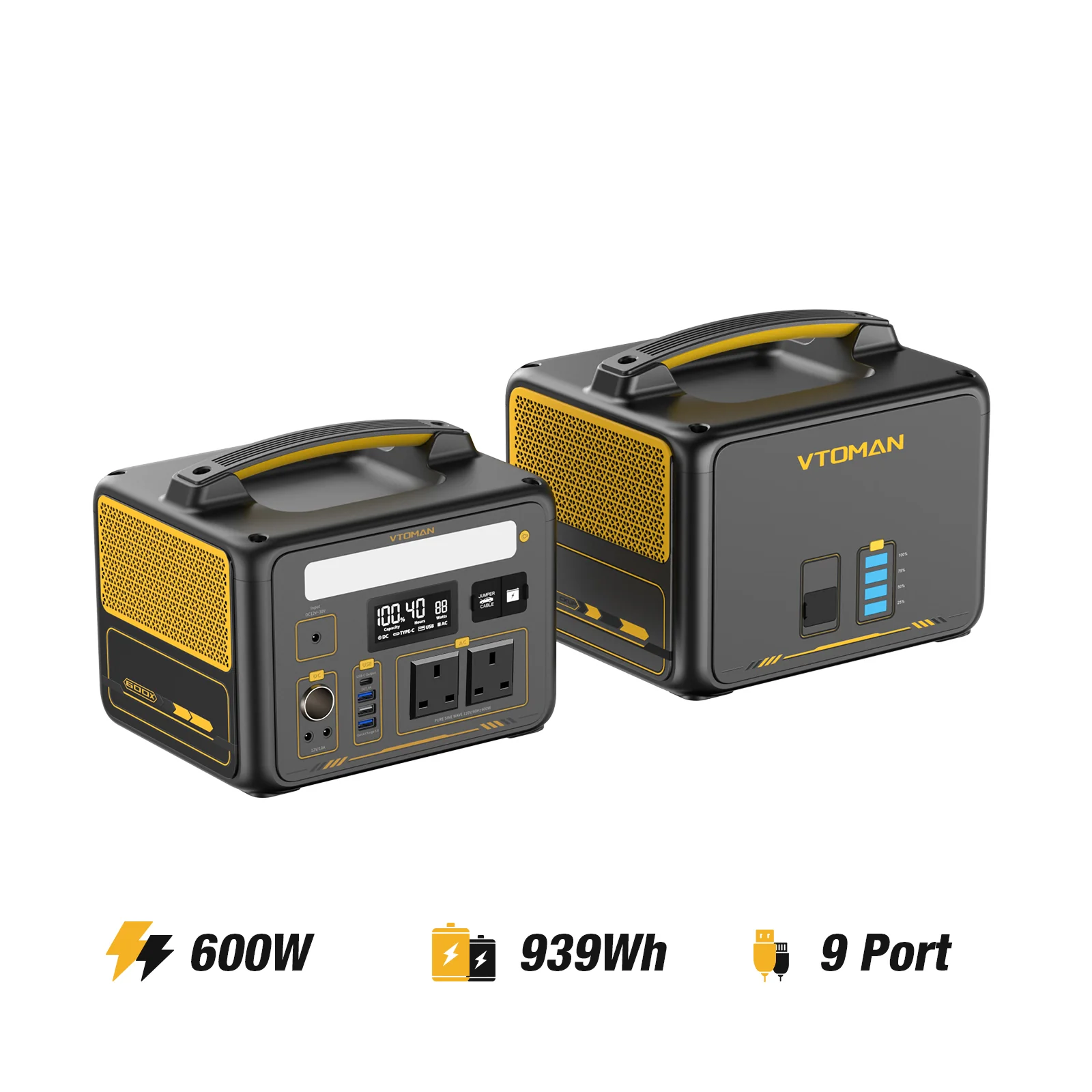 VTOMAN Jump 600X Portable Power Station - Image 6